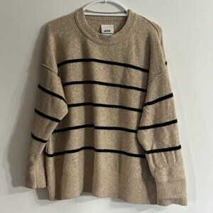 Aerie striped crew neck sweater